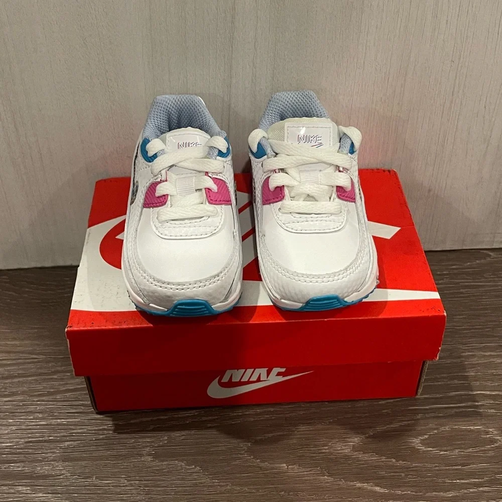 Nike Air Max 90 Leather SE - Bright Colors (TD) - Picture 6 of 7